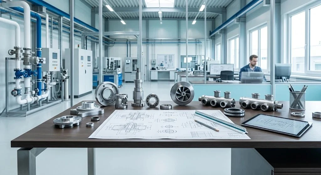 Komponenty, uszczelnienia i rysunki techniczne